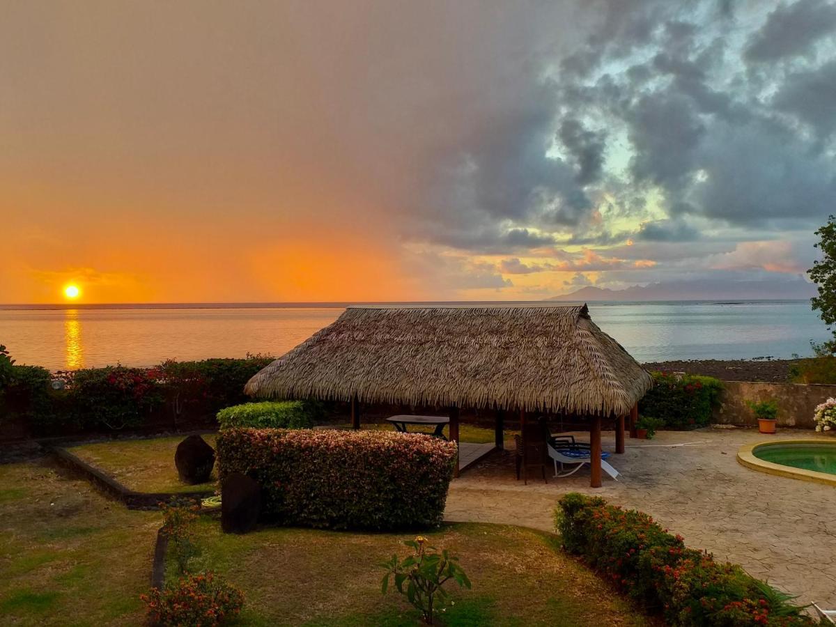 Superbe Bord De Mer, Acces Lagon Et Piscine Privee Paea Exteriér fotografie